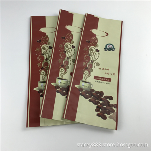 Food grade kraft paper bag for coffee